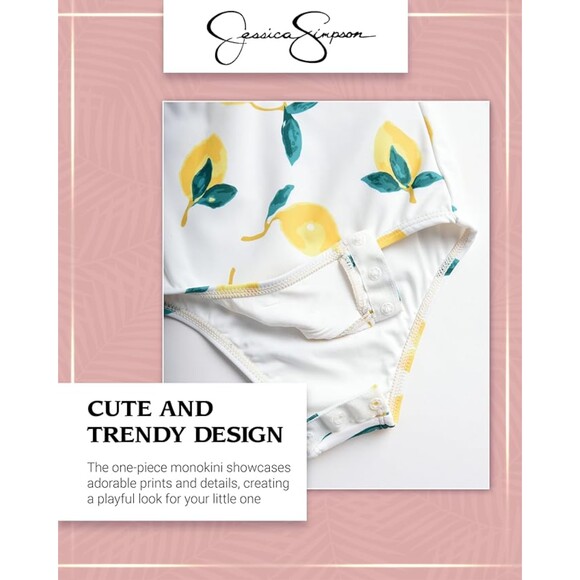 Jessica Simpson Floral Rashguard, Headband & Sunglasses Set Baby SZ 24M:NWT - Picture 5 of 9